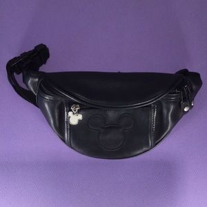 Walt Disney World black-on-black fanny pack